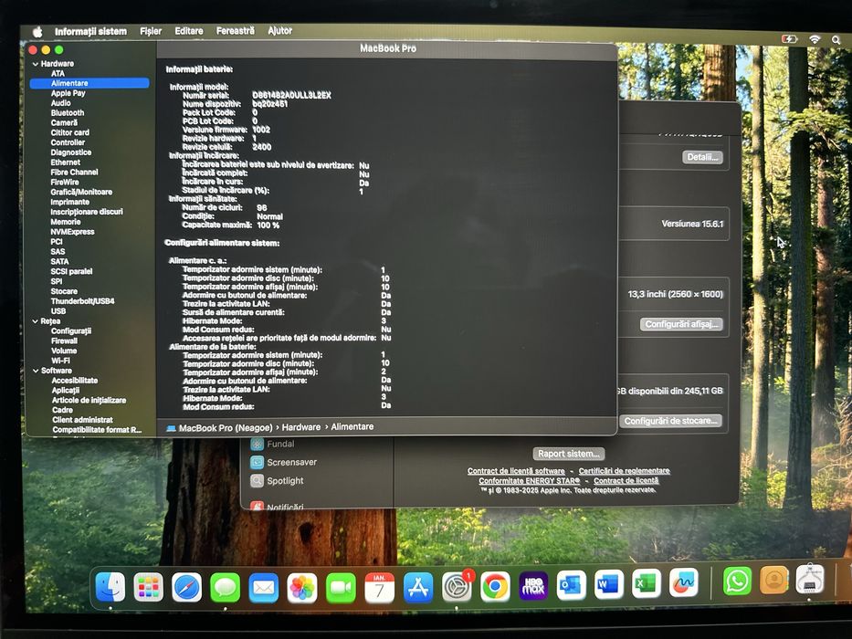 Macbook pro M1 256GB SSD 8GB RAM