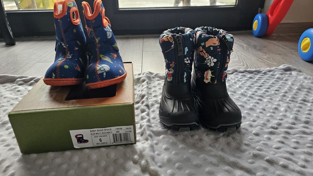 Cizme iarna bebe copiii zapada impermeabile Olang 21-22
