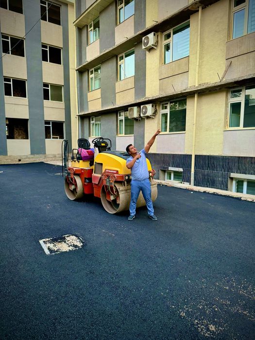 Нархлар Тушди Асфальт килиш ишлари Асфалт