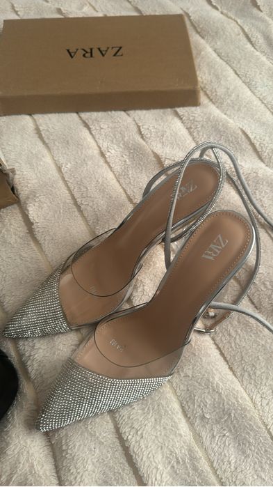 Туфли Zara блестящий