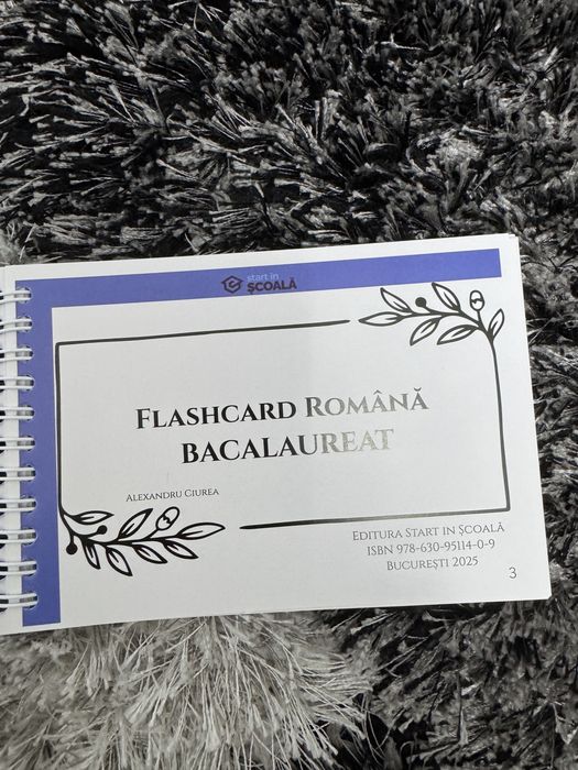 Flashcard pt bac romana