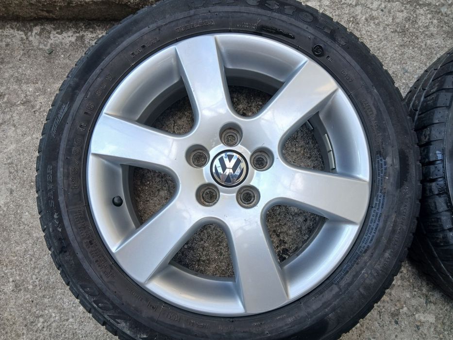 Оригинални Алуминиеви джанти 15цола за  vw polo.fox.Golf4.UP.skoda fabia.seat.Audi a1-A2-A3-5×100.