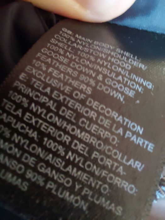 The North Face Nuptse 700 дамски елек 90% пух лилаво и черно оригинал