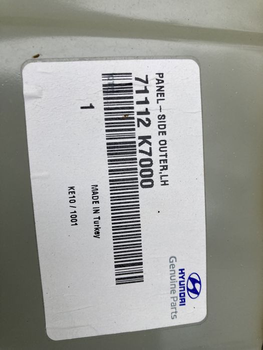 Hyundai i10 MK3 lll 2020-2025 Cadru lateral aripa spate prag stalp