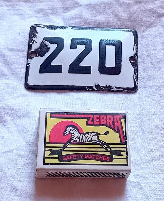 Лот емайлирани табели СОЦ ретро улица гараж етаж вход блок