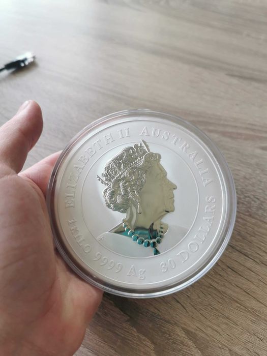 Moneda de Argint 1 kg cu factura de achizitie European Mint