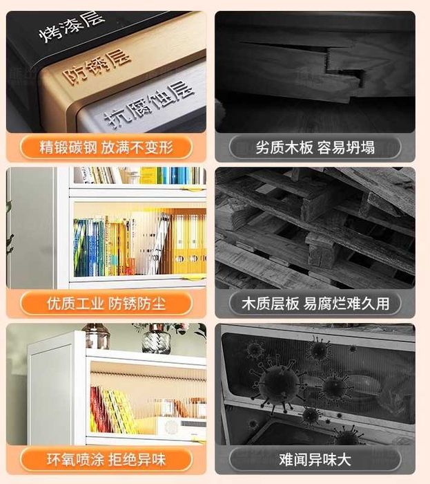 Ofis uchun metall kitob javoni/Zanglamaydigan hujjat shkafi