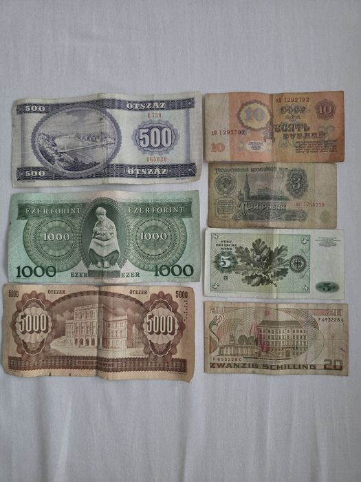 Bancnote vechi Ungaria / Rusia / Germania