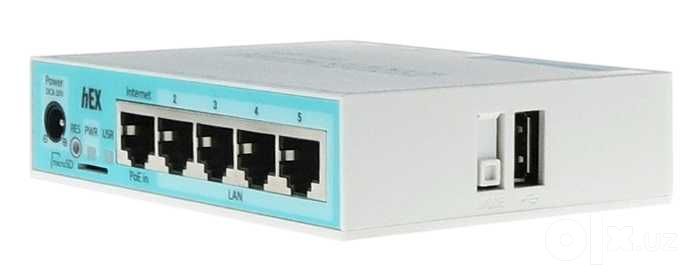 Роутер MikroTik RB750 GR3 hEX/(Router OS L4)/Hap Lite RB941-2nD-TC +/