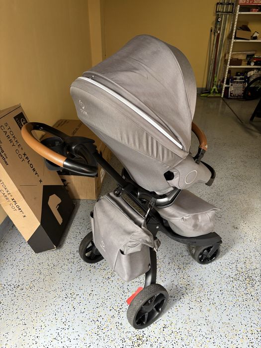 Stokke Xplory X + бебешки кош - цвят Modern Grey