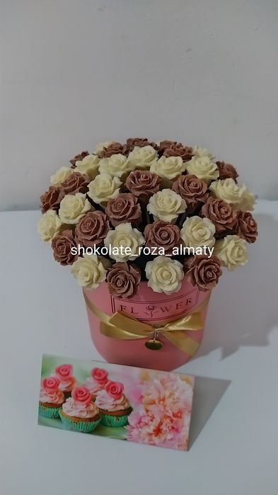 Шоколадные розы, букет, подарок