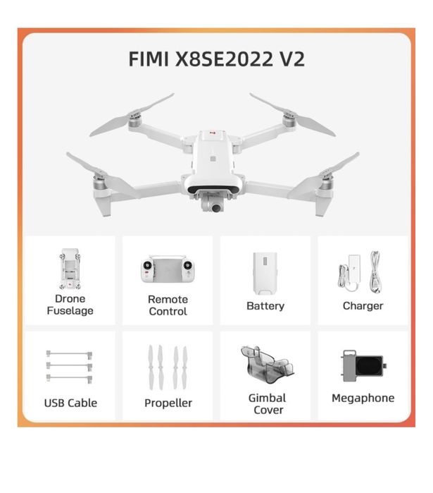 Дрон FIMI X8SE 2022 V2 белый