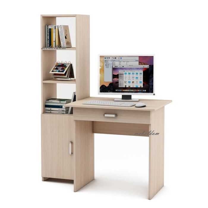 Бюро с чекмедже и етажерка с плавна врата(код-0903)