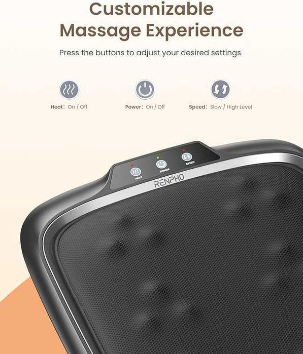 Електрически шиацу масажор за крака с топлина Renpho