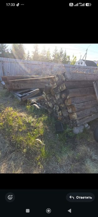 Продам шпалы на дом