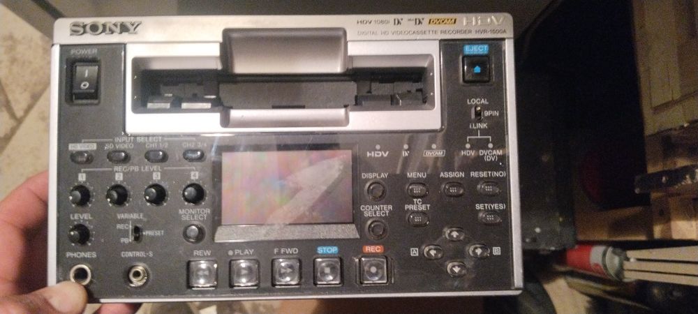Sony HVR-1500 HDV DVCAM Digital Video Cassette Recorder