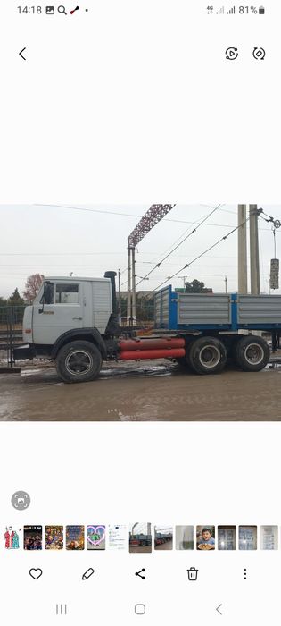 КамАЗ тигач ни узи сотилади