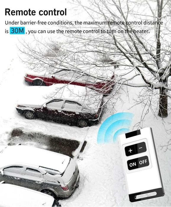 Incalzitor Diesel 8KW  FDIKcu sursa alimentare,telecomanda & Bluetooth