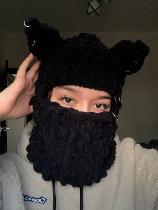 Балаклава шапки взрослым и деткам очень мягкий тёплый и гипоаллергенны