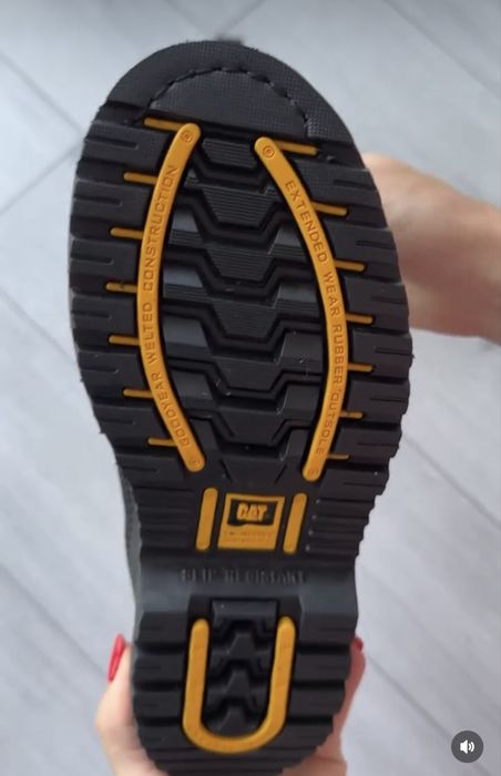 Ботинки CAT Utah Zip Black P111313 спецобувь