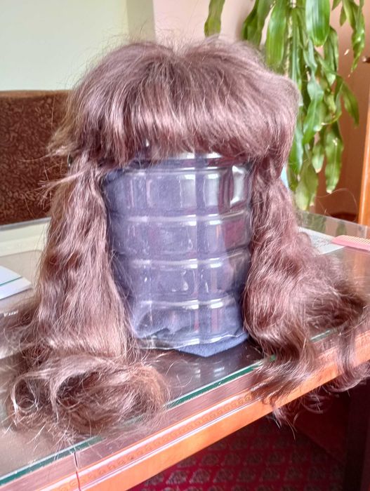 Дамска перука от естествен косъм