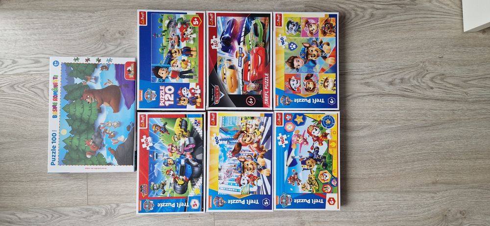 Colectie 13 puzzle-uri 100+ piese