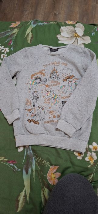 Кофта теплая для девочки с флисом