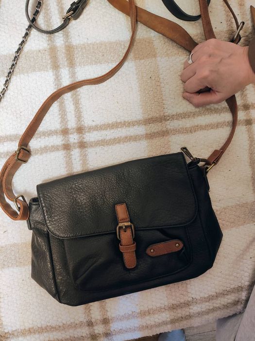 Кожена дамска чанта