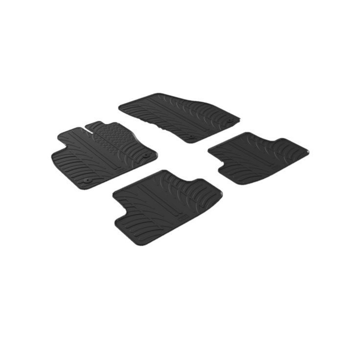 Set covorase auto din cauciuc pentru Audi Q2 11.2016->, Gledring, 4 buc