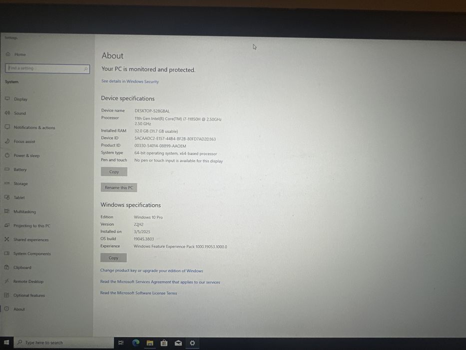 Dell Latitude 5421 i7-11850H / 32GB RAM / 512GB SSD / Full HD / Бизнес Лаптоп