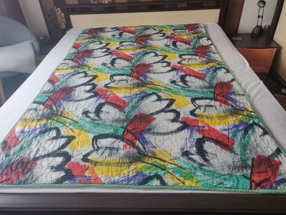 Cuvertură pat 2,40 x 2,25 m si pilote 1 si 2 persoane