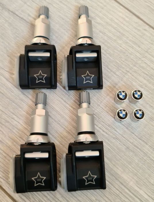 Set-4-Senzori-Presiune-Pneuri-Bmw-G30-G31-G38-G14-G15-G01-G08-G02-G05-F90-G11-G12-G22+Capacele-Valva-Cadou-Mercedes-E-W213
