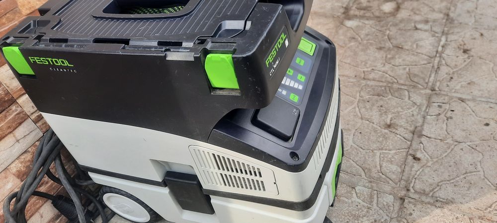 Прахосмукачка  Festool CTL MINI I Контакт Тупалка Отлично състояние като нова Дърводелство