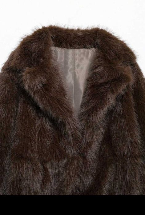 Палто от изкуствена кожа