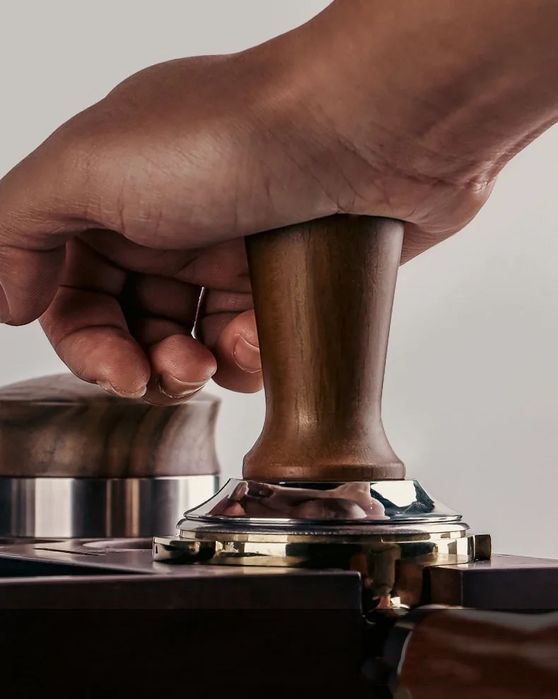 Кофе Темпер 51 mm Динамометрический материал дерево Бук