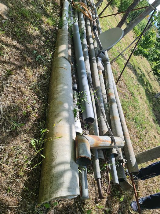 Поцинковани тръби -11бр. Д:6М,Ф:100мм