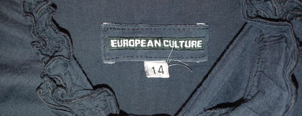 Rochie baggy European Culture cu buzunare largi