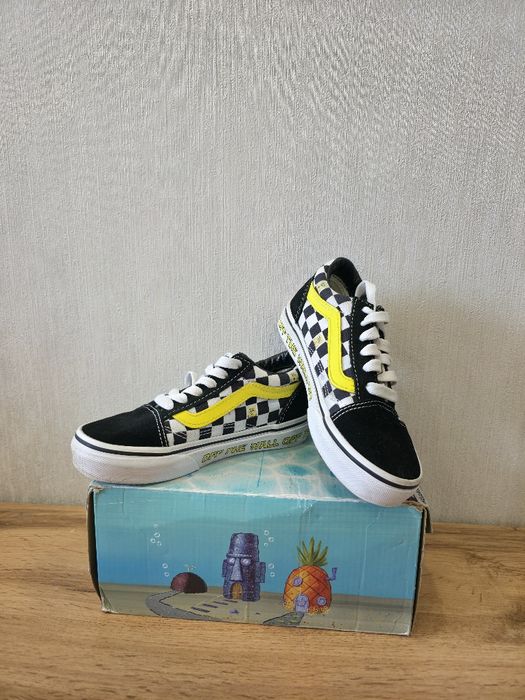 Vans каллобарация спанч боб. Детские размер 30
