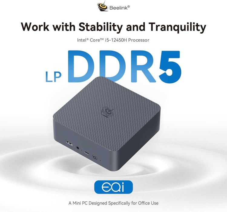 Mini PC Мини Пк Beelink Eqi12 Intel Core i5 12450H 32Gb DDR5/1Tb