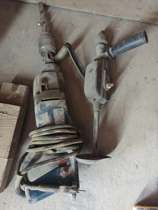 Дрель электро и ручная