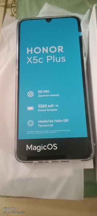 Новый телефон Honor X5 пишите на Ватсапп на звонки не отвечаю