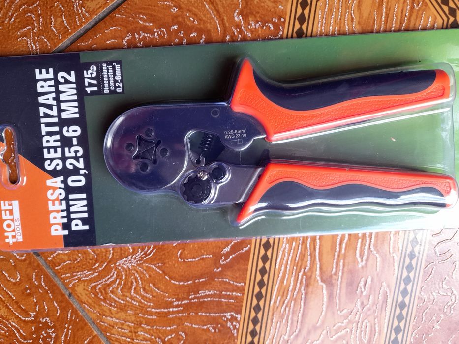 Presã sertizare pini 0,25-6mm2,Hoff