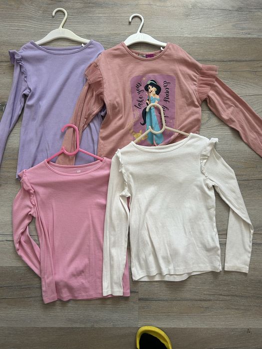 Lot bluzite H&M,122/128