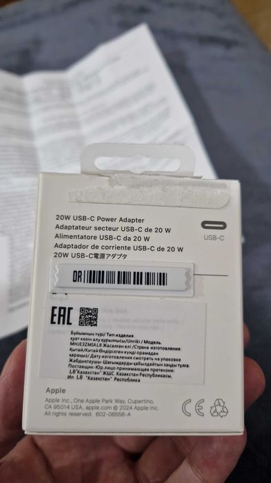 Адаптер, блок оригинал зарядка type c для Айфона