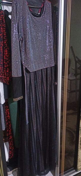 Вечерный платье двойка длинный