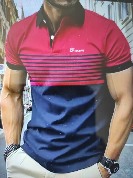 Лятна мъжка тениска с къс ръкав.