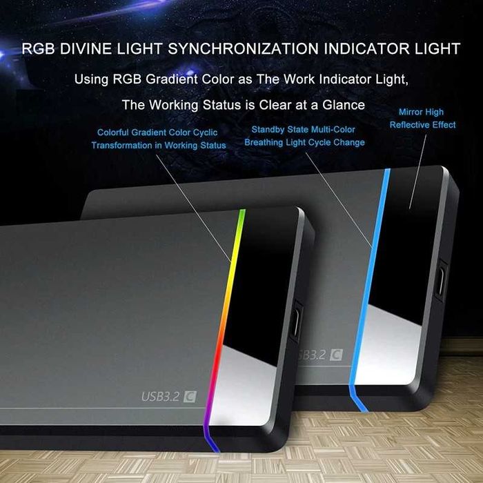 Внешний жёсткий диск 1 ТБ с разъёмом Type - C