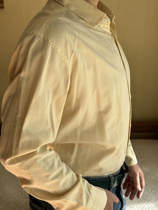 Рубашка мужская однотонная