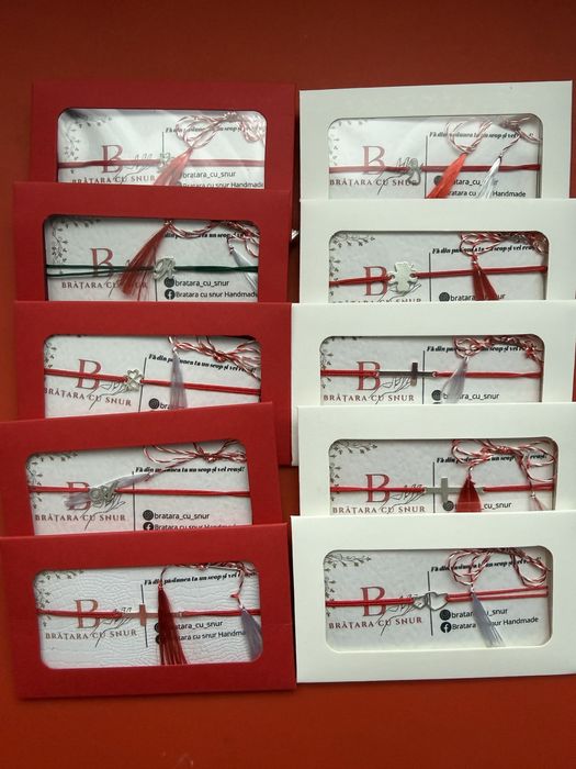 Martisoare bratari cu snur