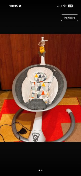 Vând set copii (pat+saltea,scaun Britax+altele)
